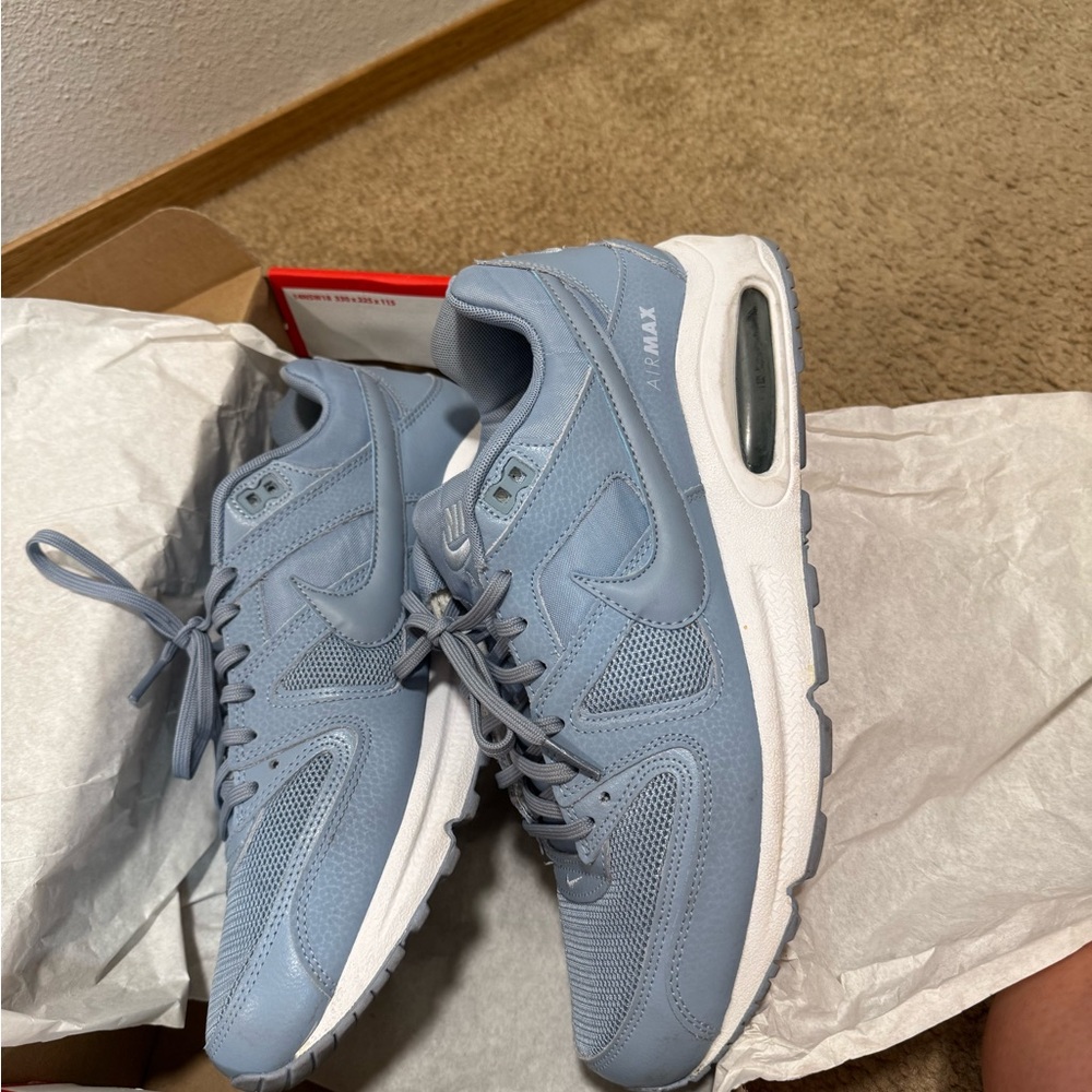 Nike Women's Air Max Sneakers - Light Blue and White